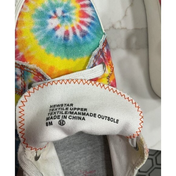 Jelly Pop Platform Chunky Tie Dye Sneakers 8 - Picture 3 of 7